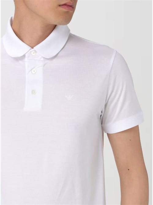 Polo con logo aquila Emporio Armani | 8N1F98 1JUVZ.100